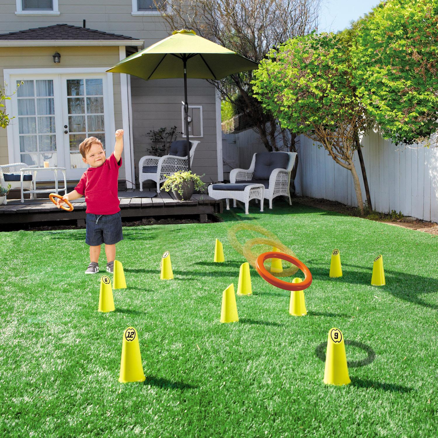 Little Tikes Hours of Fun 4-in-1 Backyard Games - Image 3
