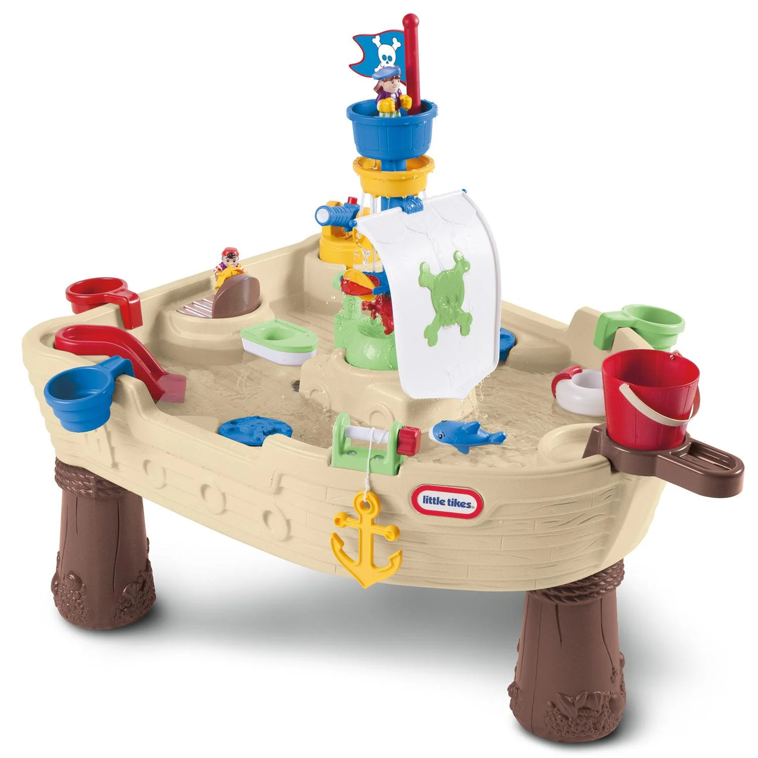 Little Tikes Anchors Away Pirate Ship Water Table Toy - Image 3