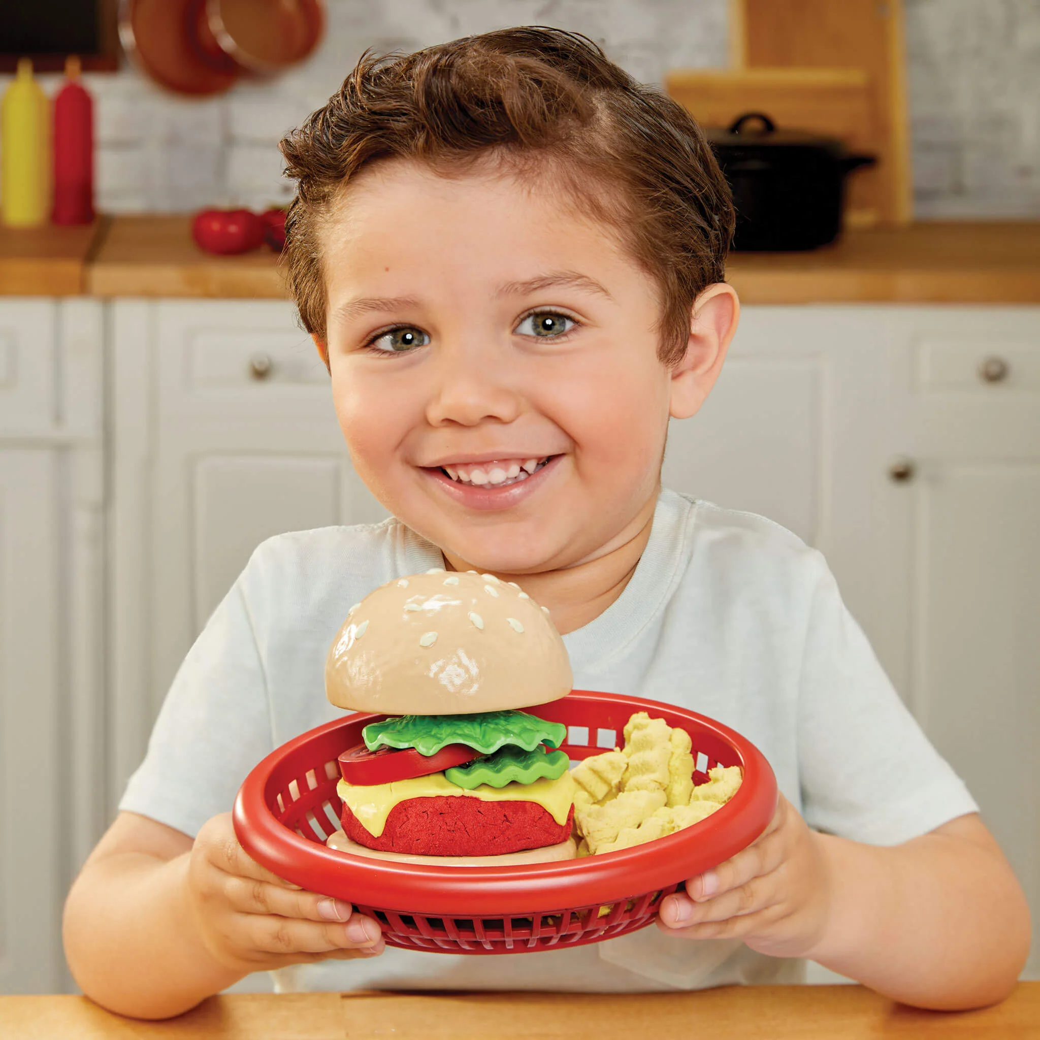 Little Tikes Creative Chefs Cheeseburger and Fries Kit Utensil - Image 5