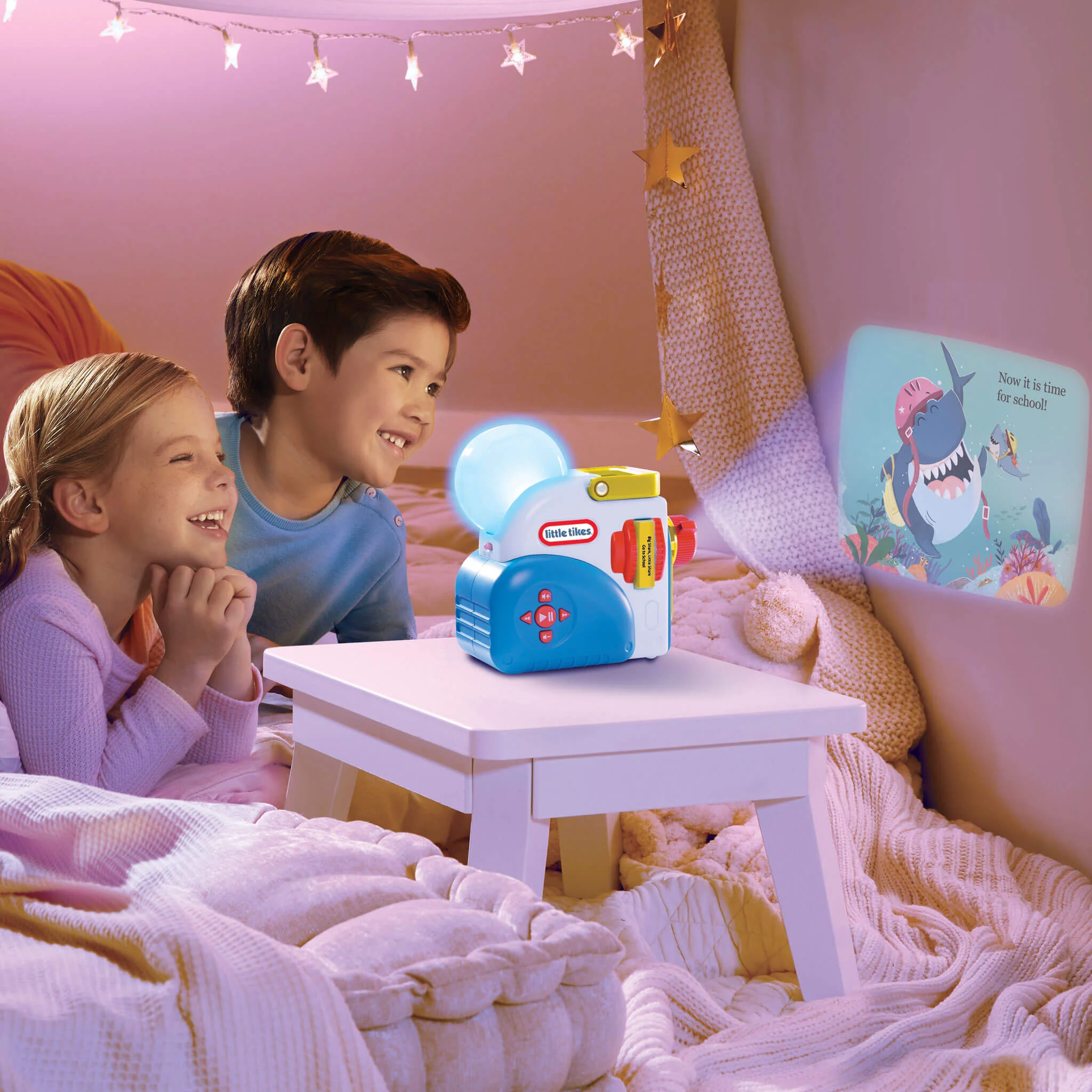 Little Tikes Story Dream Machine Random House Big Shark, Little Shark Collection Toy - Image 2